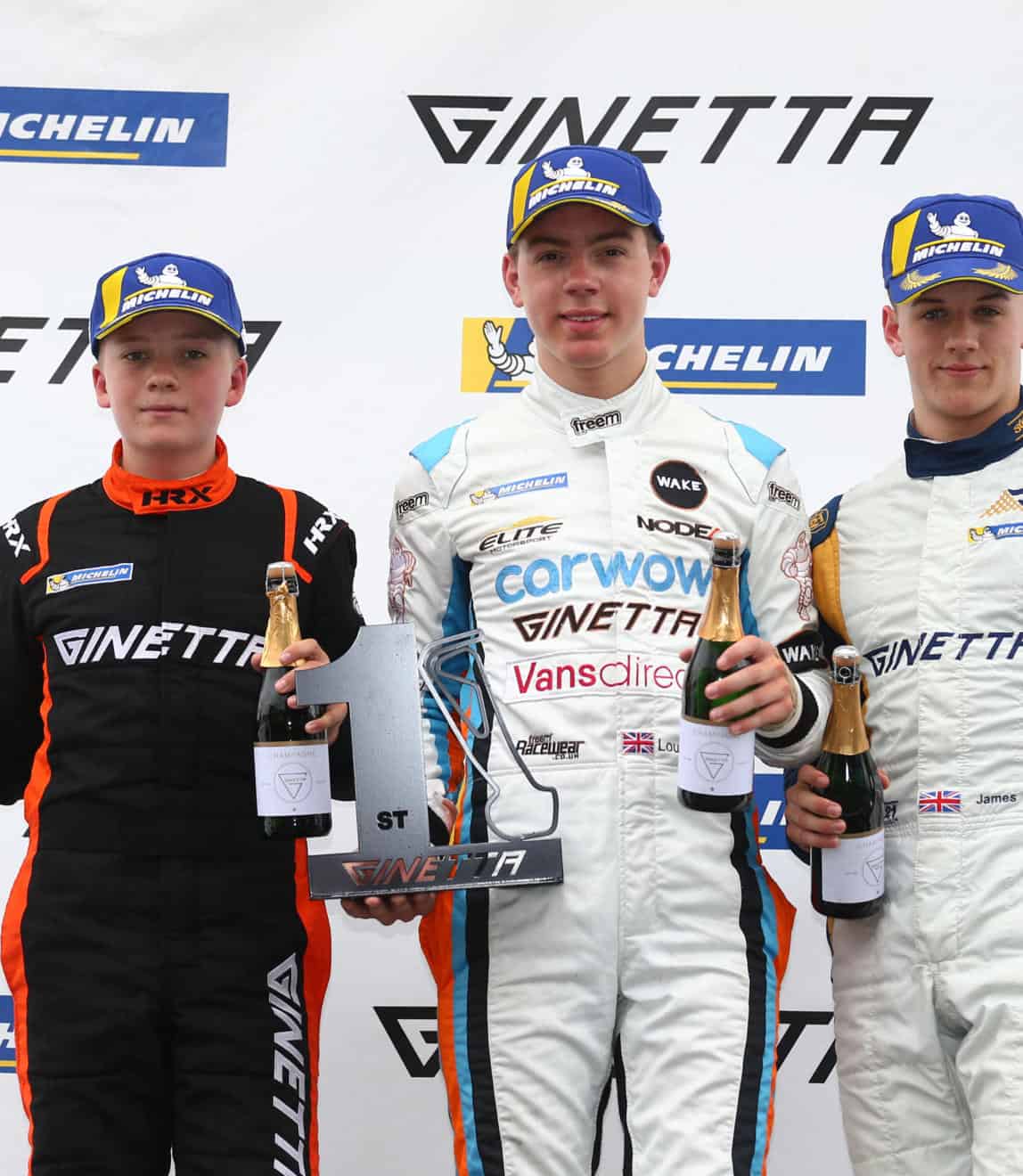 Ginetta Junior podium